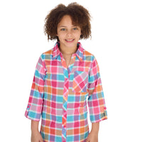 Forever Dreaming Girls Check Nightshirt