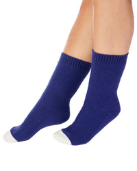 Slenderella Womens Waffle Knit Bed Socks