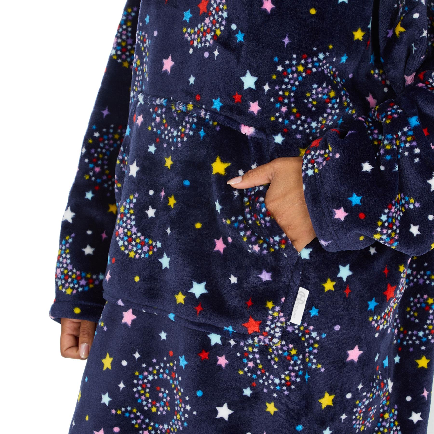 Huggable Womens Celestial Star Snuggle Hoodie