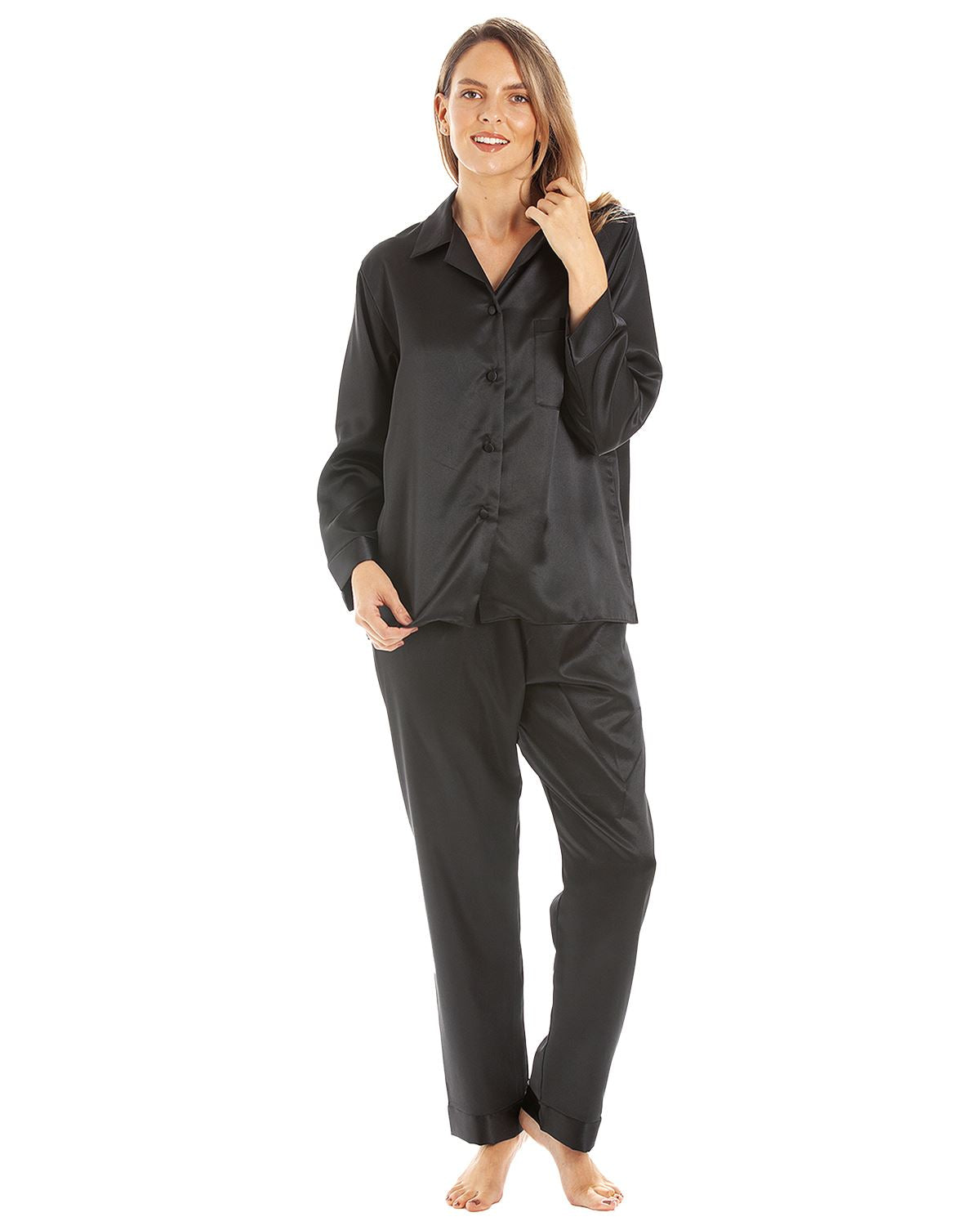 Lady Olga Womens Satin Pyjamas