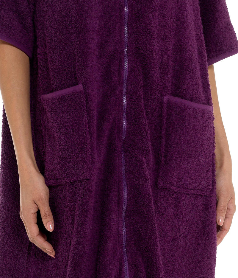 Undercover Womens Zip Up Towelling Dressing Gown