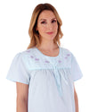 Slenderella Womens Polycotton Short Sleeve Nightdress