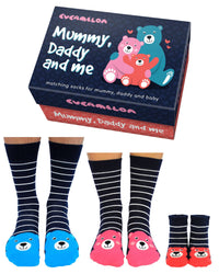 Cucamelon Mummy, Daddy & Me Family Socks Gift Box