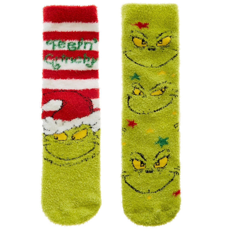 The Grinch Womens 2 Pack Christmas Cosy Socks