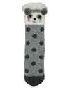 Bramble Womens Panda Lounge Slipper Socks