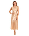 Lady Olga Womens Satin Wide Strap Nightdress