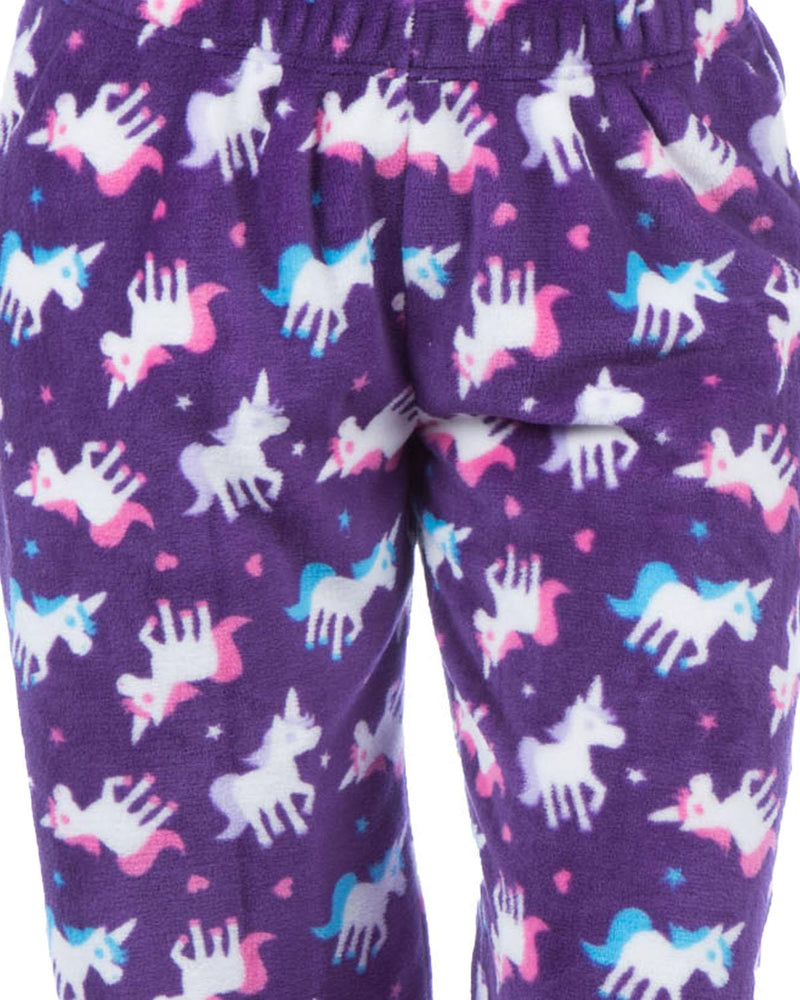 Girls All Over Print Fleece Lounge Pants