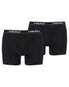 HEAD Mens 2 Pack Cotton Boxer Shorts