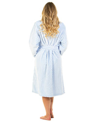 La Marquise Womens Tulip Embossed Dressing Gown