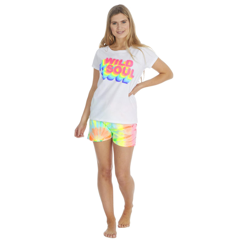 Forever Dreaming Womens Wild Soul Tie Dye Pyjamas