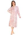 La Marquise Womens Animal Classics Button Dressing Gown