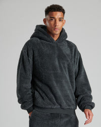 Loungeable Mens Sherpa Fleece Hoodie