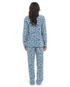 Wolf & Harte Womens Polar Fleece Floral Pyjamas