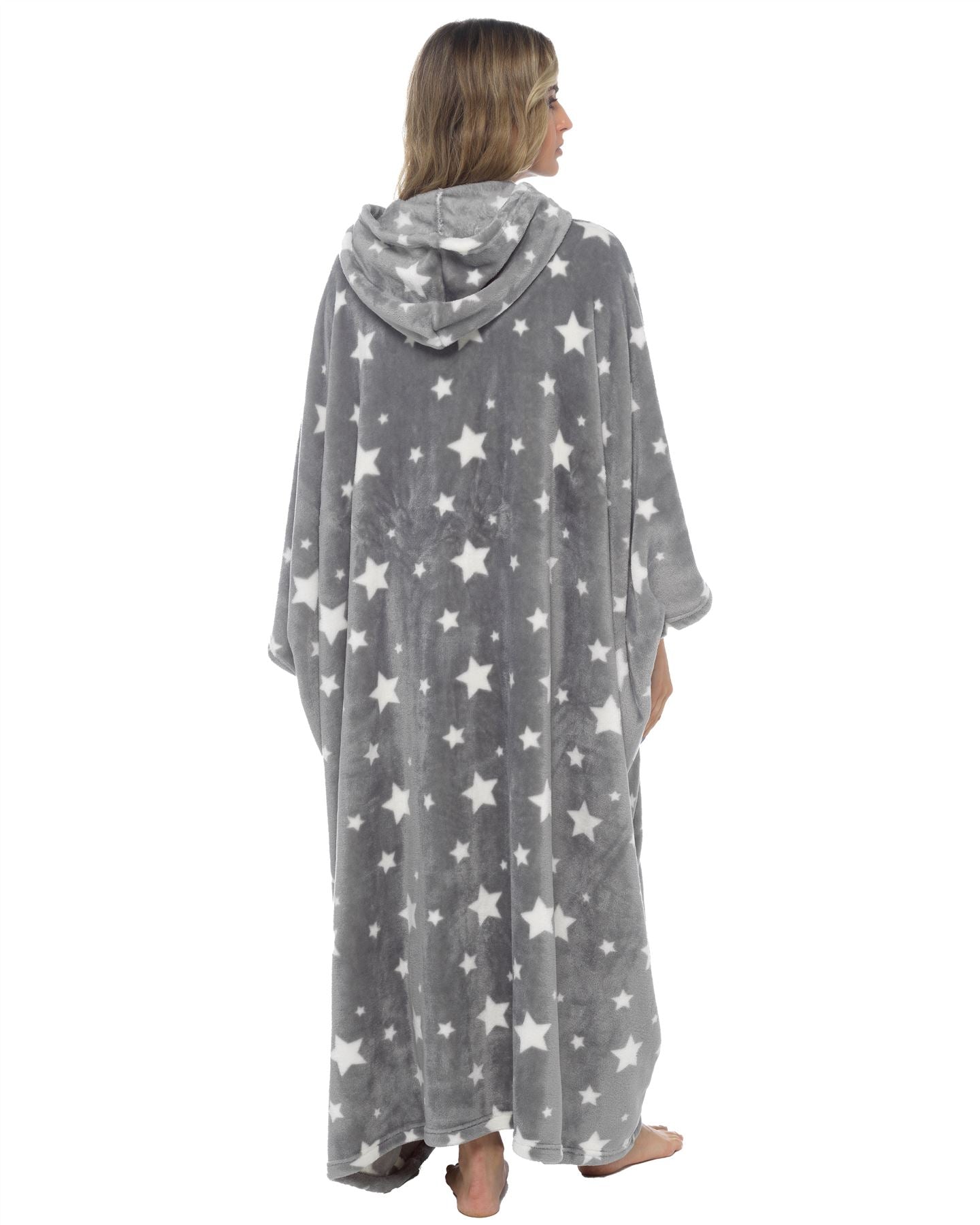 Undercover Womens Oversized Hooded Blanket Poncho