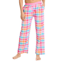 Forever Dreaming Womens Check Print Lounge Pants