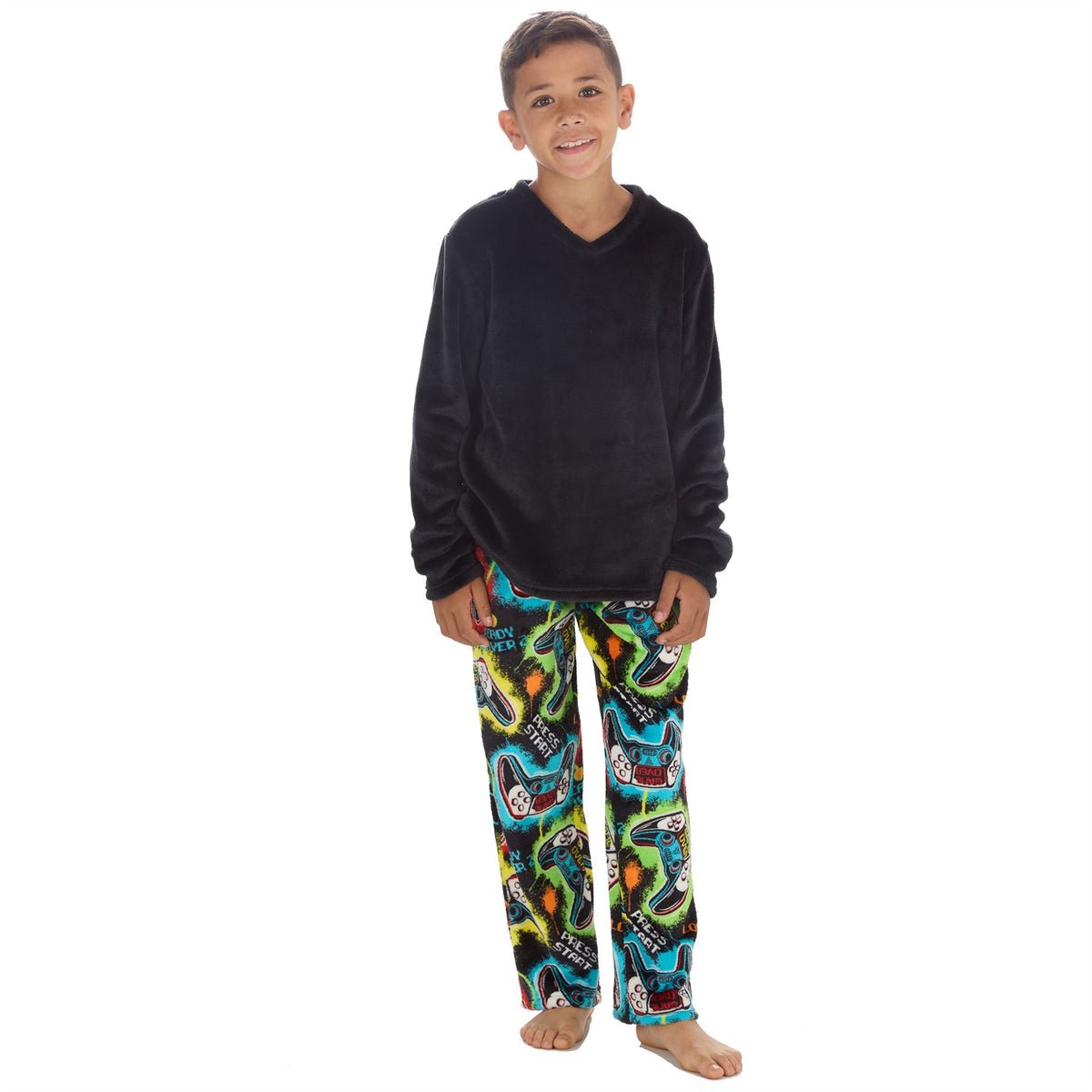 Cargo Bay Boys Polished Fleece Gaming Pyjamas