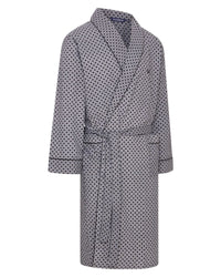 Haigman Mens Easy Care Printed Dressing Gown