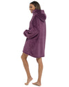 Wolf & Harte Womens Sherpa Lined Snuggle Hoodie