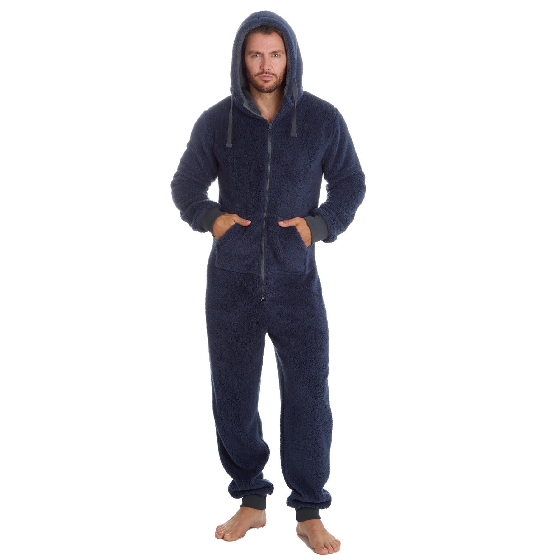 Slumber Hut Mens Snuggle Fleece Onesie