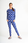 Loungeable Womens Navy Penguins Pyjamas