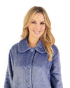 Slenderella Womens Embossed Button Bed Jacket