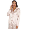 Slumber Party Womens Satin Long Pyjamas