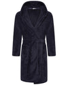 Loungeable Mens Fleece Hooded Dressing Gown