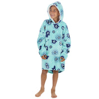 Huggable Kids Aqua Protective Eye Snuggle Hoodie