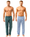 Haigman Mens 2 Pack Pyjama Bottoms