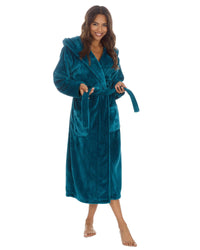 Forever Dreaming Womens Shimmer Fleece Dressing Gown