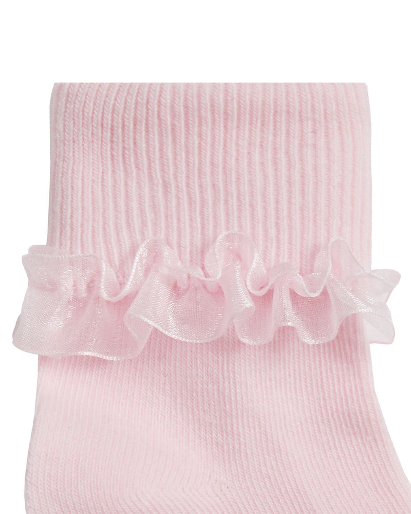 Cottonique 6 Pack Girls Frilly Lace Socks