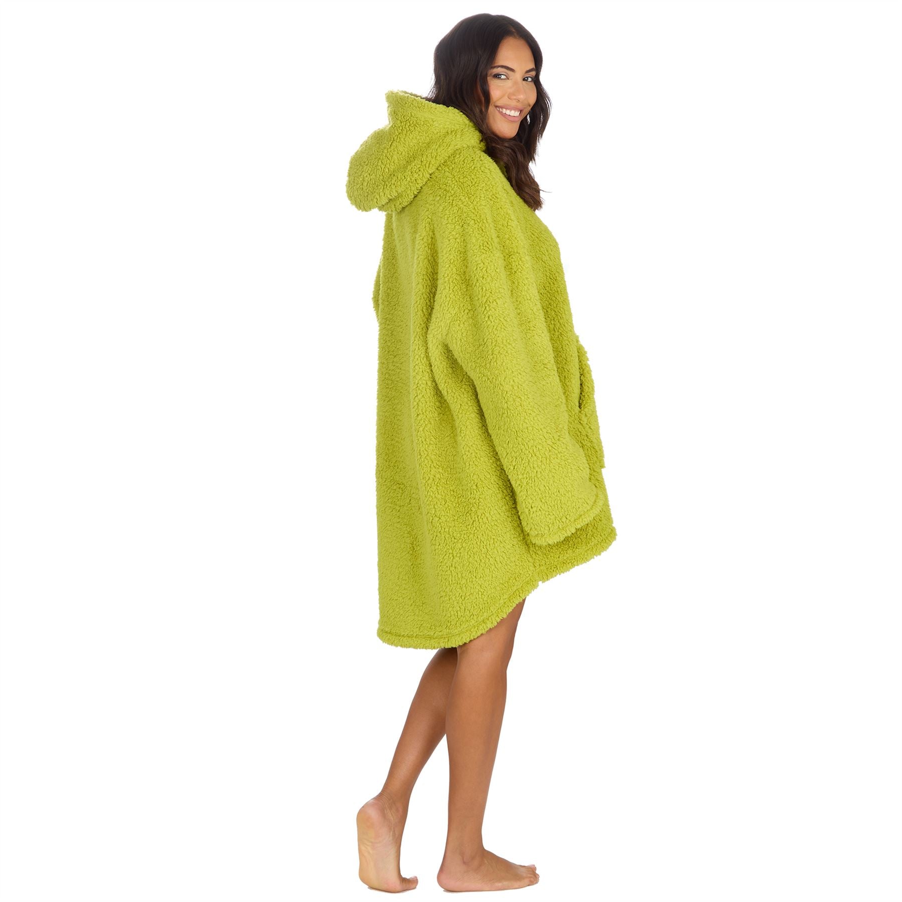 The Grinch Adults Oversized Sherpa Hoodie