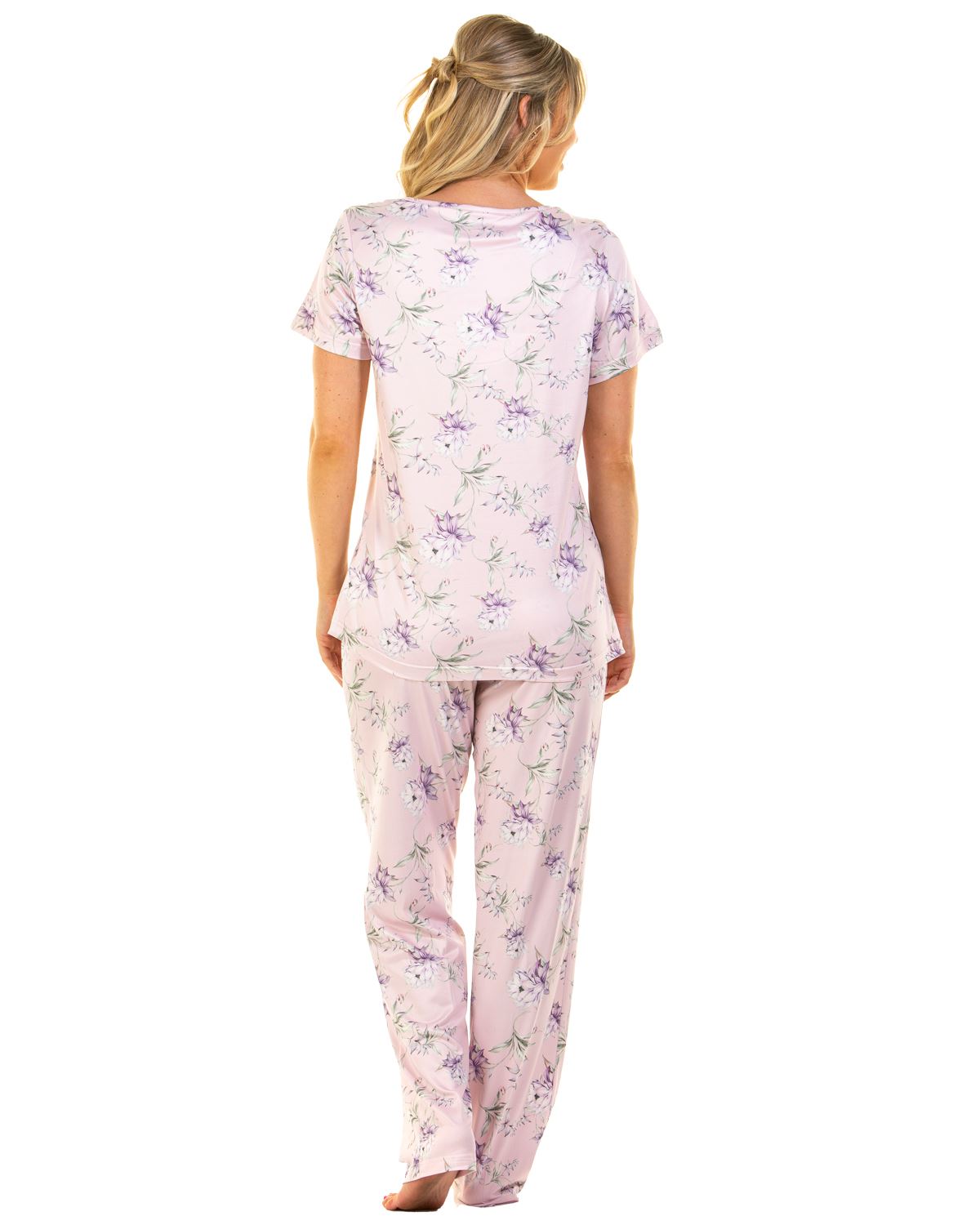 La Marquise Womens Orchid Silkyknit Pyjamas