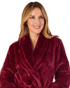 Slenderella Womens Luxury Flannel Fleece 48" Robe