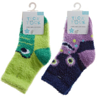 4 Pairs Baby Boys Monsters & Aliens Cosy Socks