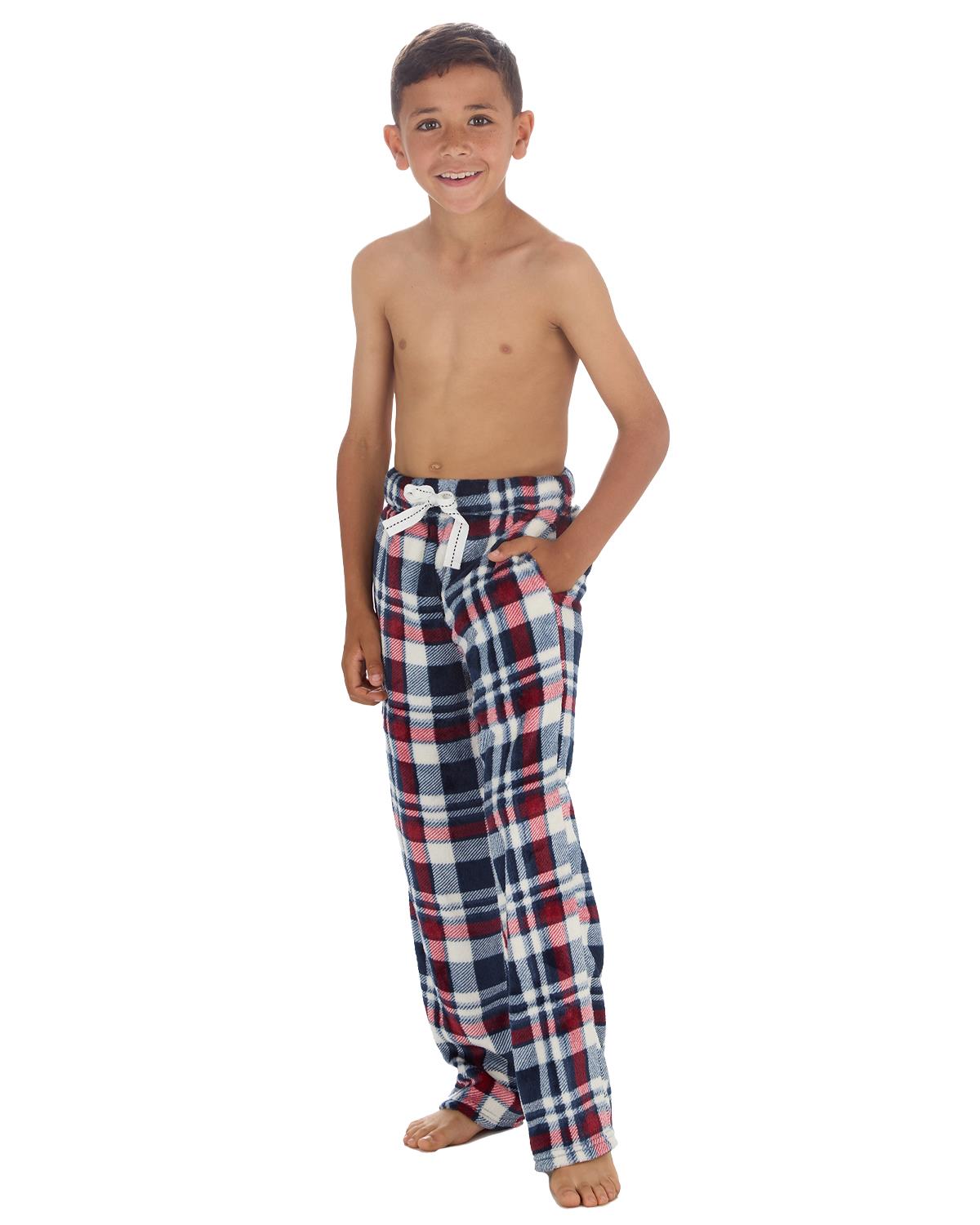 Cargo Bay Boys Polished Fleece Check Lounge Pants