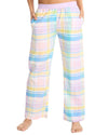 Forever Dreaming Womens Check Print Lounge Pants