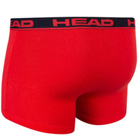 HEAD Mens 2 Pack Cotton Boxer Shorts