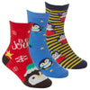 6 Pairs Kids Festive Christmas Cotton Socks