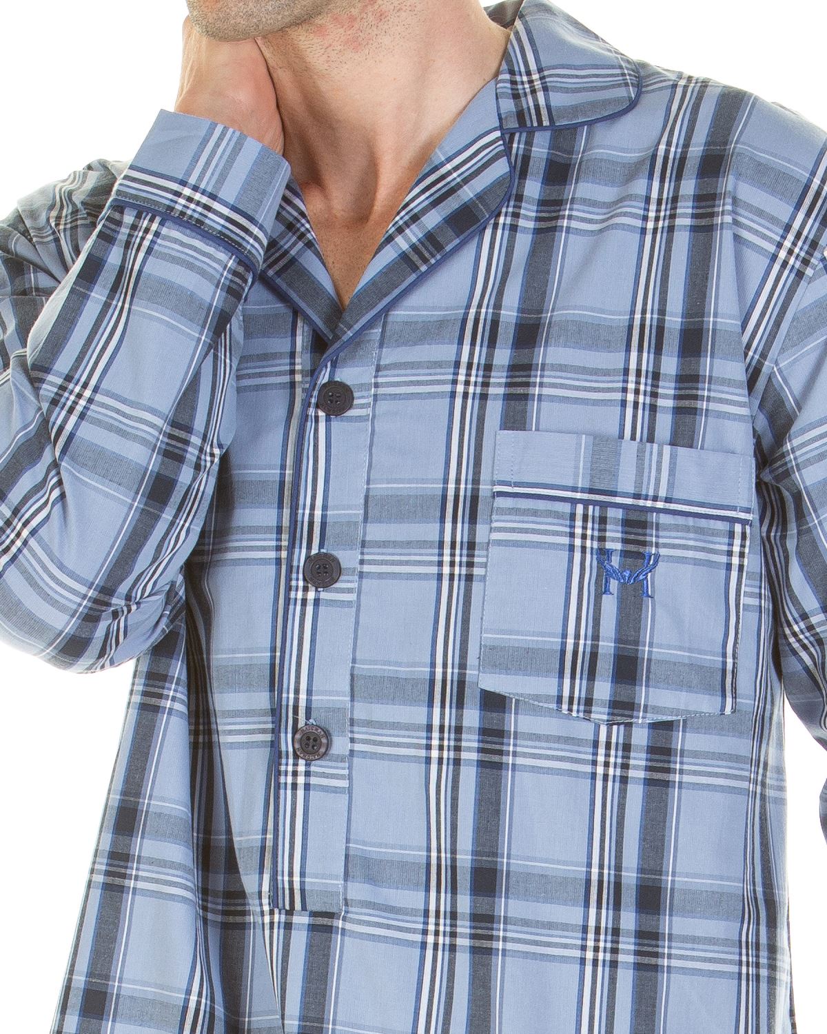 Haigman Mens 100% Poplin Cotton Nightshirt