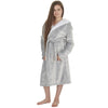 Girls Grey Frosted Dressing Gown