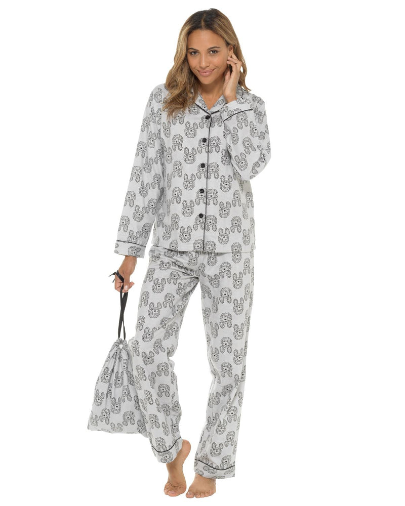 Slumber Hut Womens Cockapoo Dog Pyjamas In A Bag