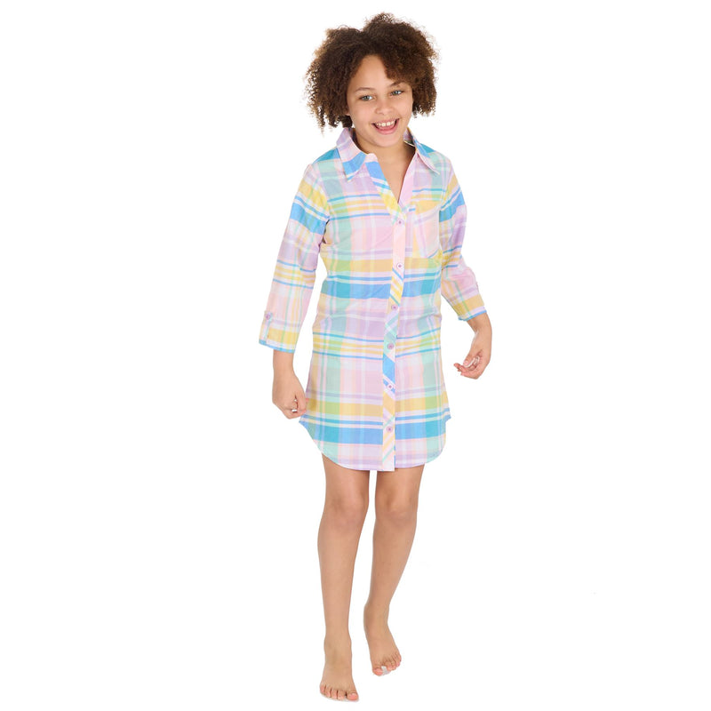 Forever Dreaming Girls Check Nightshirt