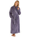 Slenderella Womens 52" Waffle Fleece Wrap Dressing Gown