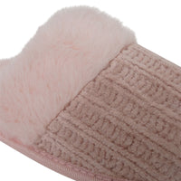 Loungeable Womens Chenille Knitted Slippers