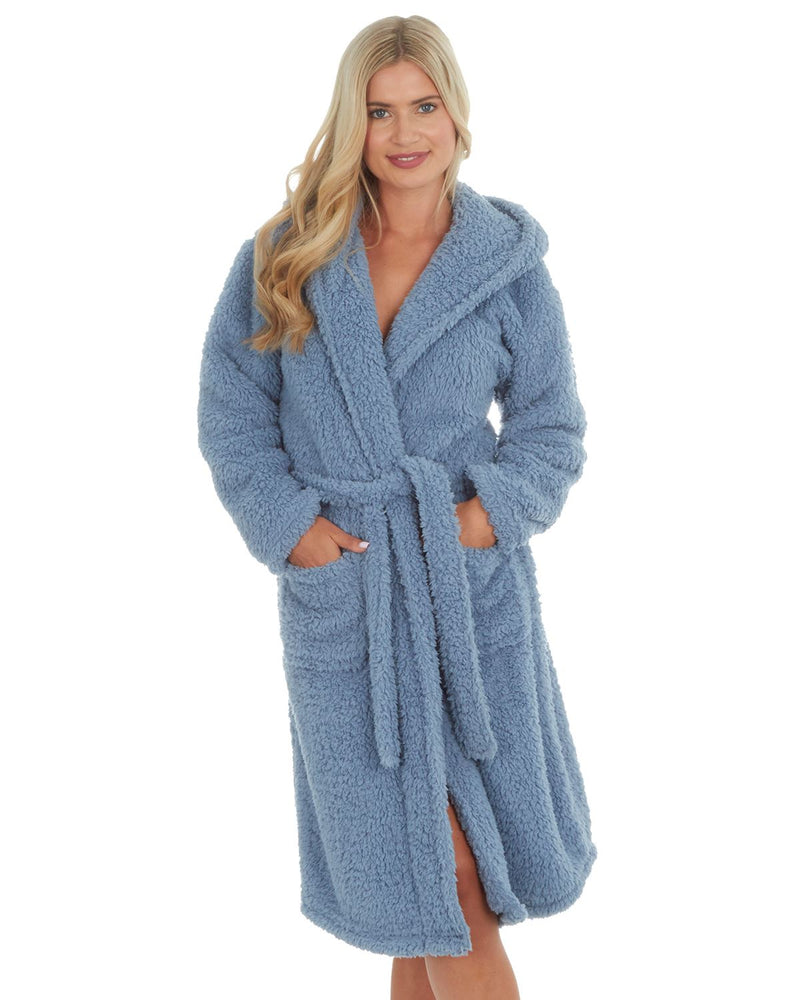 Forever Dreaming Womens Borg Dressing Gown