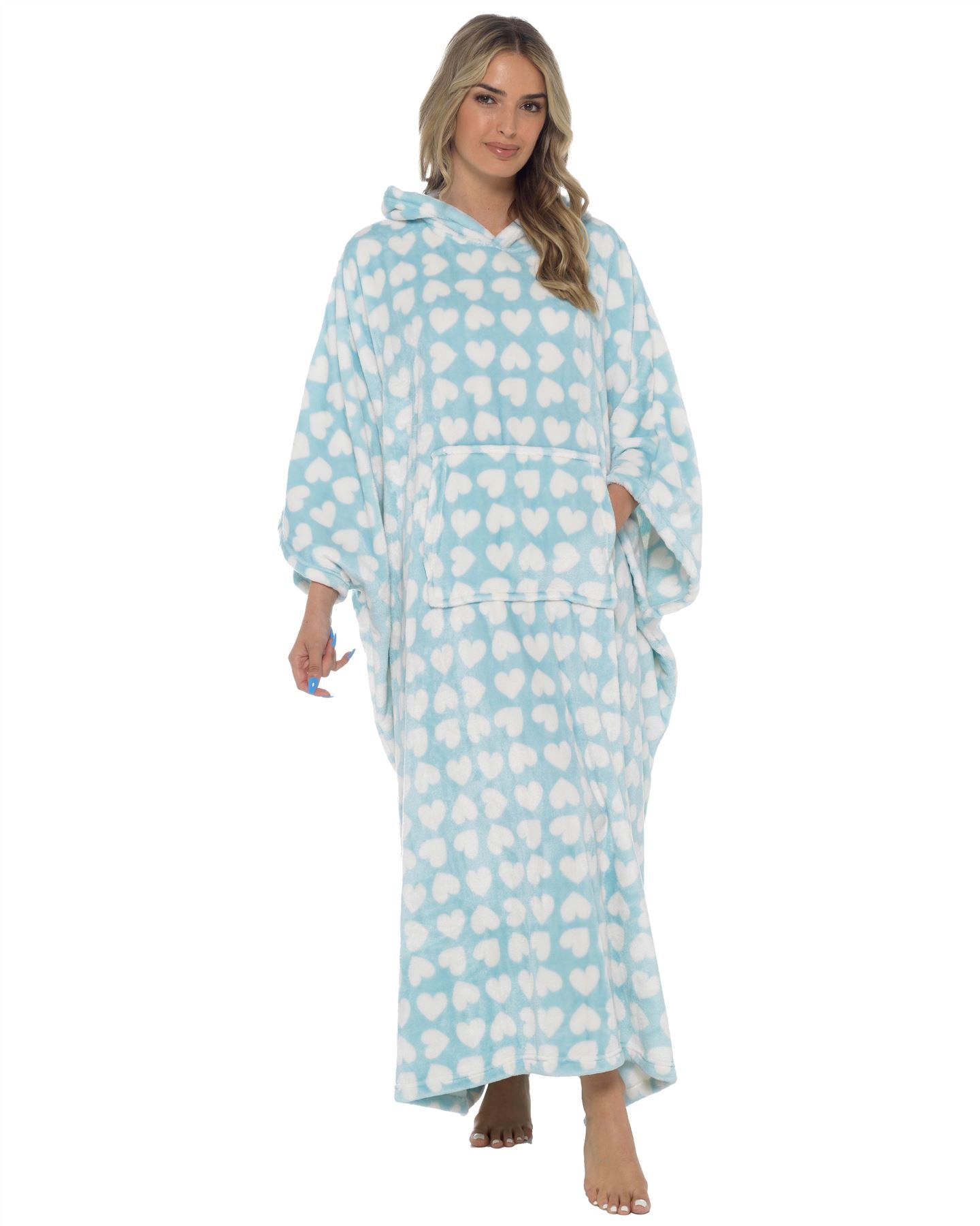 Undercover Womens Oversized Hooded Blanket Poncho