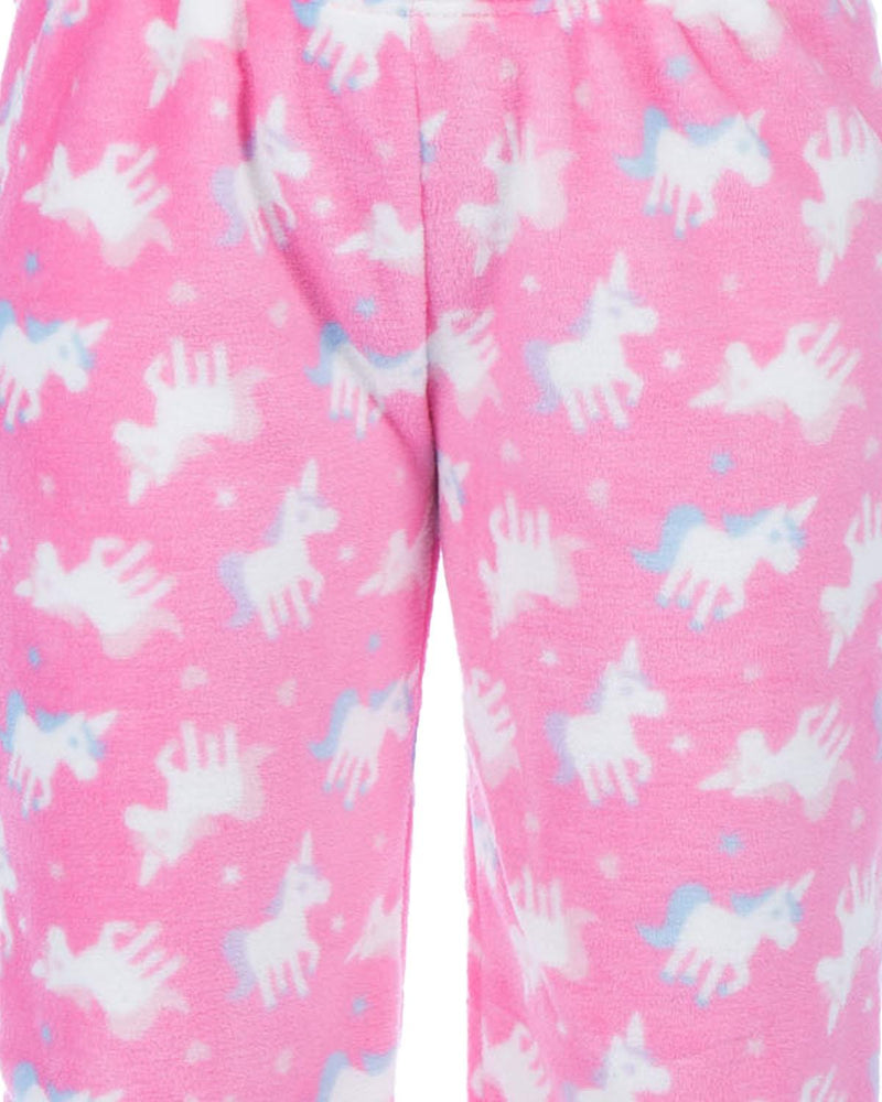 Girls All Over Print Fleece Lounge Pants