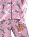 Slumber Hut Womens Satin Button Pyjamas