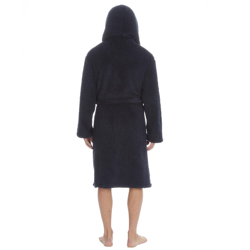 Cargo Bay Mens Borg Fleece Dressing Gown